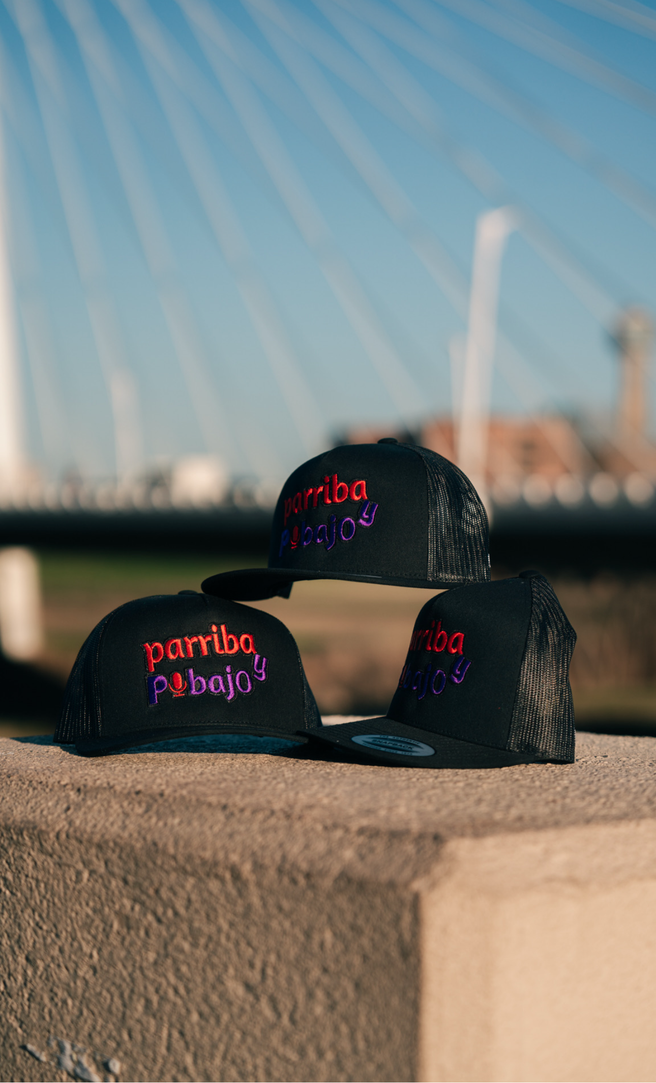 Black "Parriba Y Pabajo" Cap