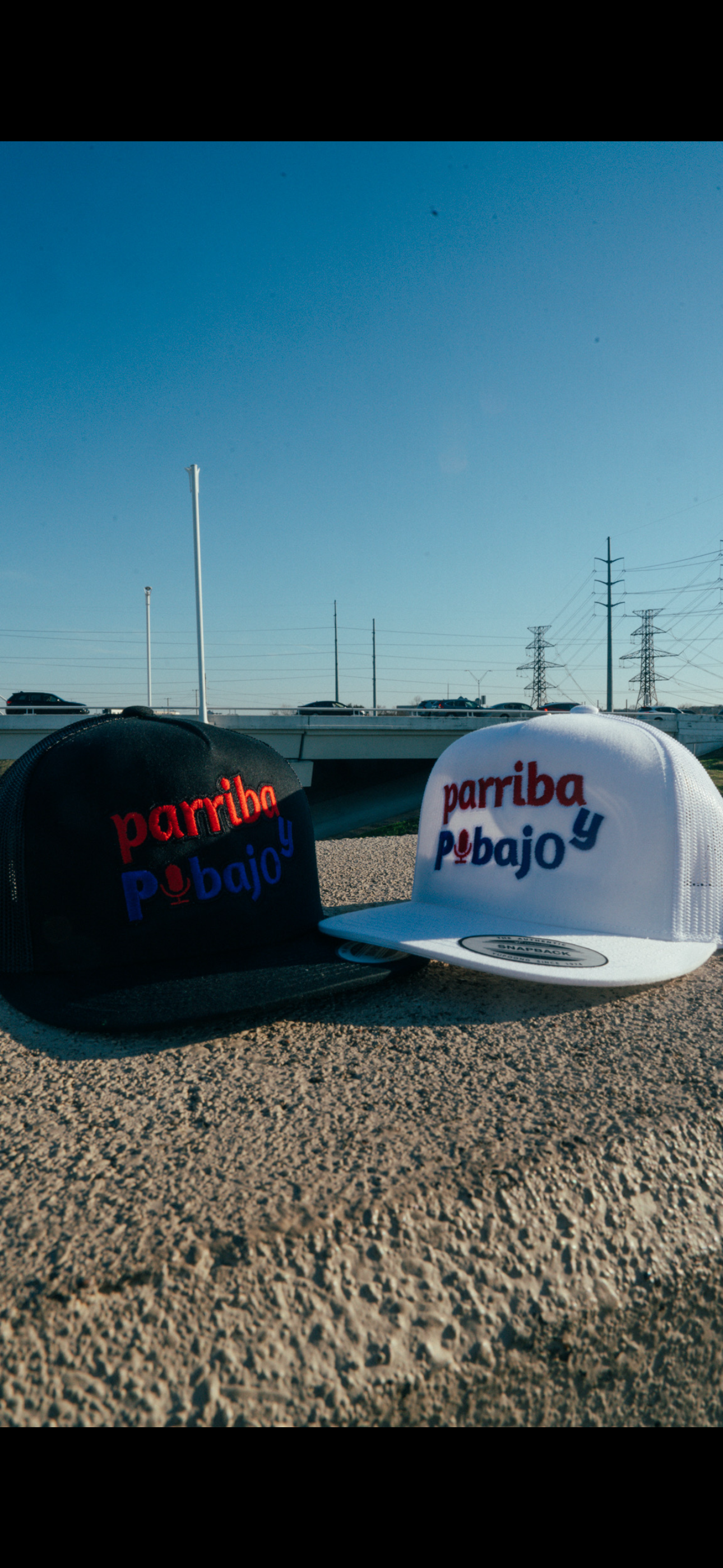 Black "Parriba Y Pabajo" Cap